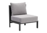 704046 Horizon Outdoor Accent Chair Gray