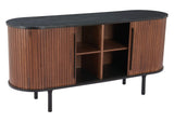 110296 Koriana Sideboard Black & Walnut