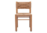 704050 Iska Outdoor Dining Chair (Set Of 2) Natural