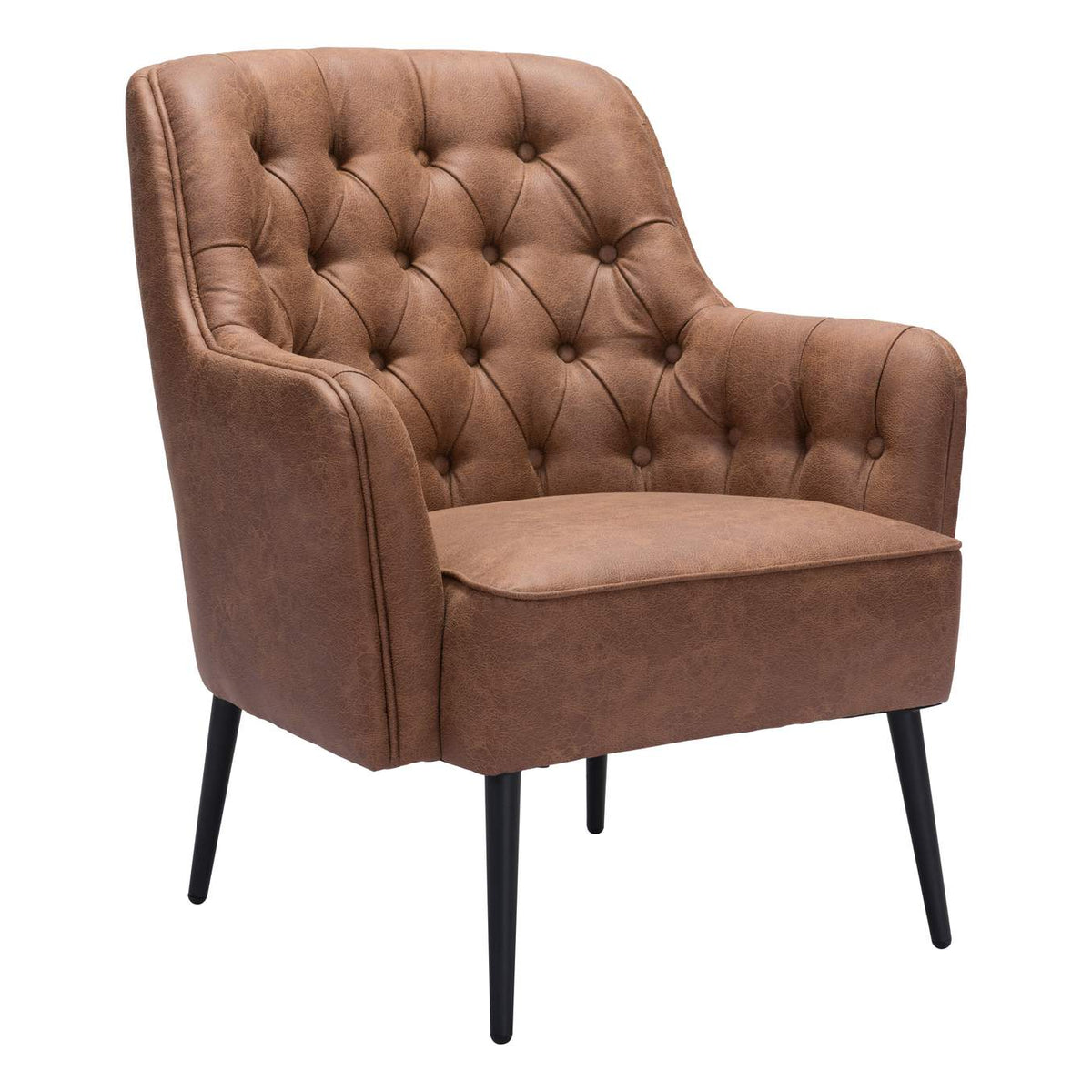 109053 Tasmania Accent Chair Vintage Brown