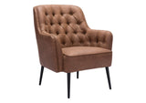 109053 Tasmania Accent Chair Vintage Brown