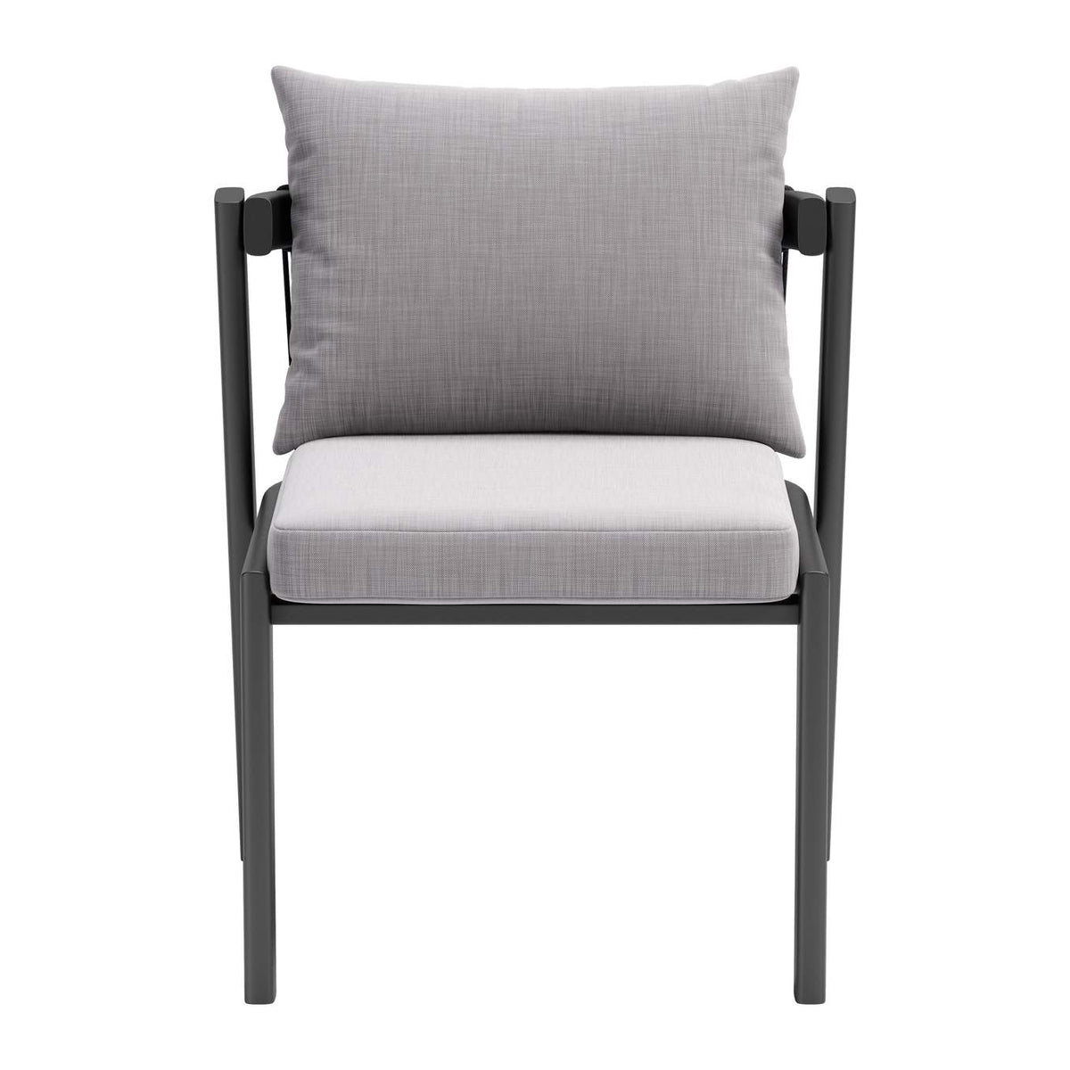 704008 Horizon Outdoor Dining Chair (Set Of 2) Gray