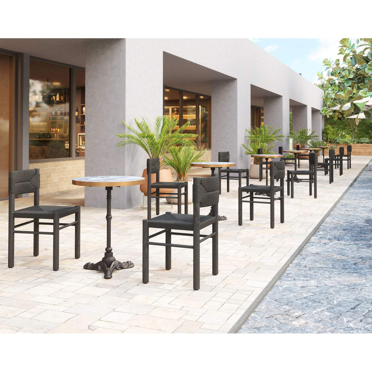 704052 Gazebo Outdoor Dining Table Multicolor