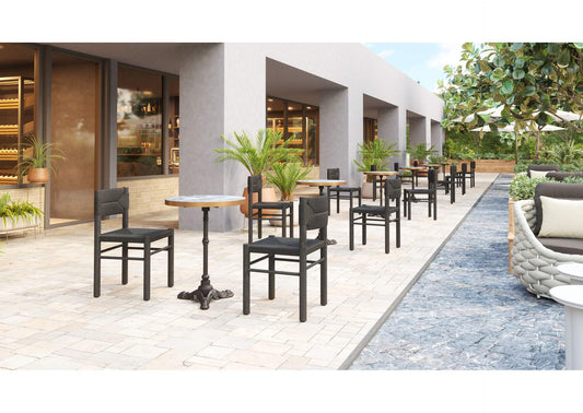 704052 Gazebo Outdoor Dining Table Multicolor