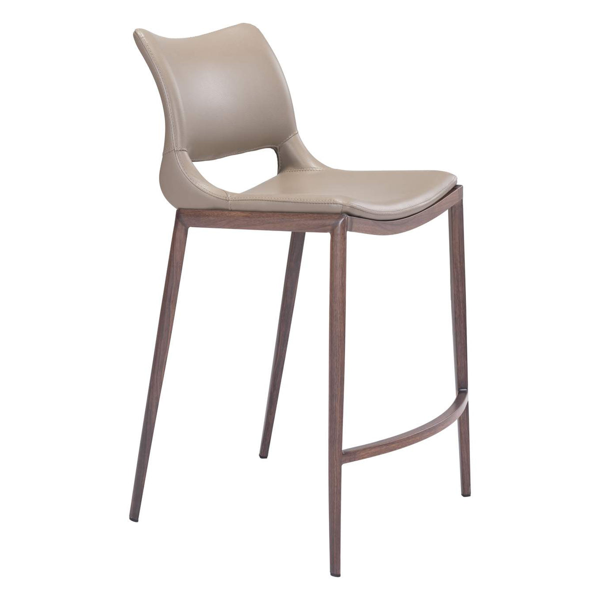 101392 Ace Counter Stool (Set Of 2) Brown & Walnut