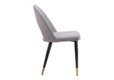 109874 Menlo Dining Chair (Set Of 2) Gray