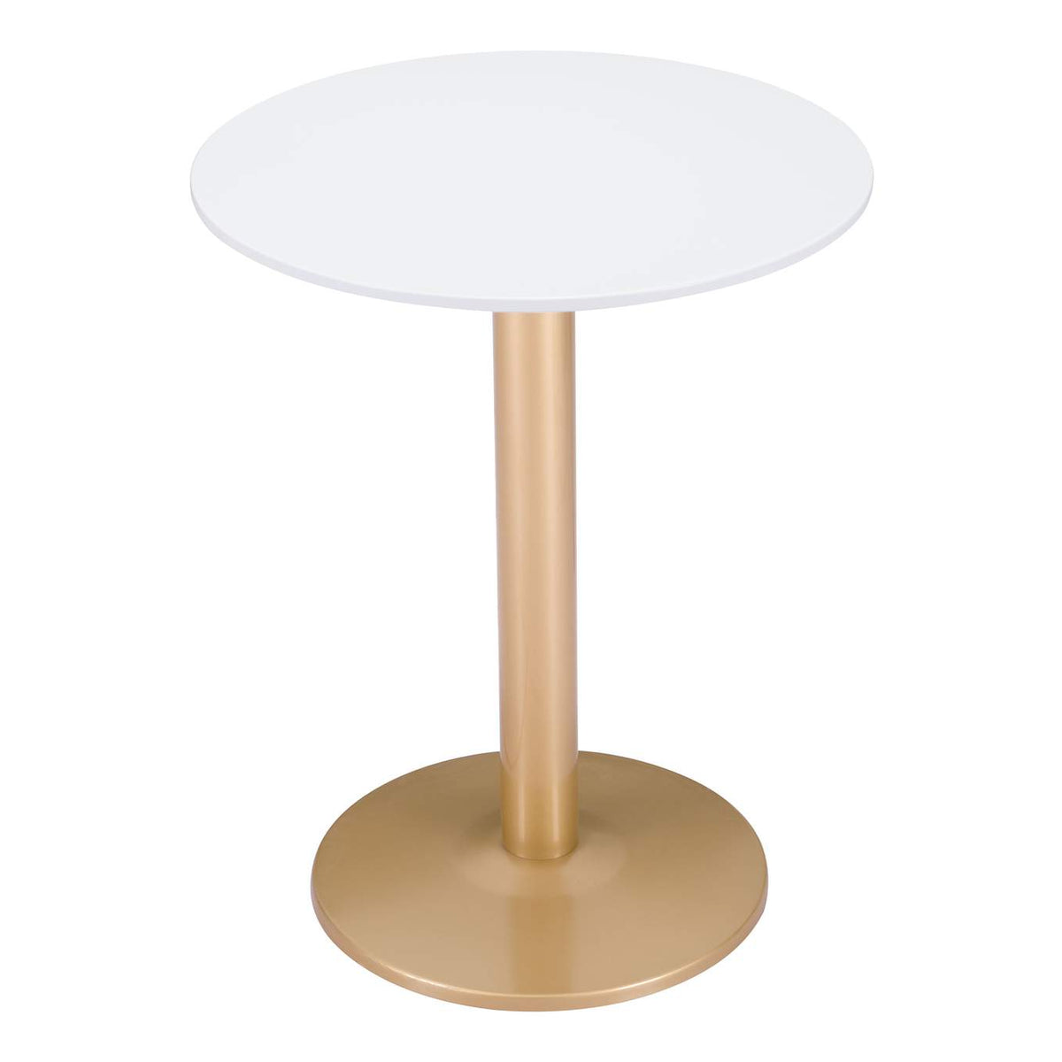 101570 Alto Bistro Table White & Gold