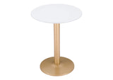 101570 Alto Bistro Table White & Gold