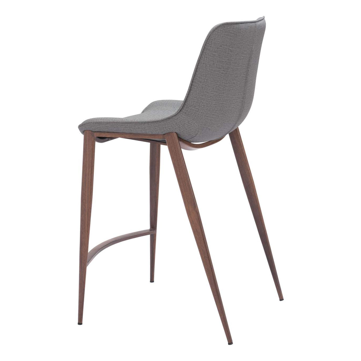 109936 Magnus Counter Stool (Set Of 2) Slate Gray & Walnut