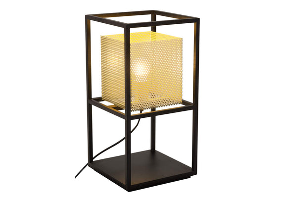 56129 Yves Table Lamp Gold & Black
