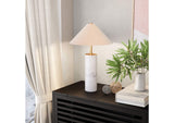 56100 Ciara Table Lamp Beige & White