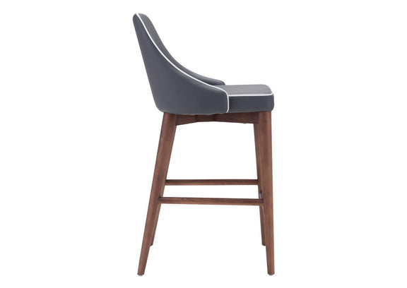 100280 Moor Counter Stool Dark Gray