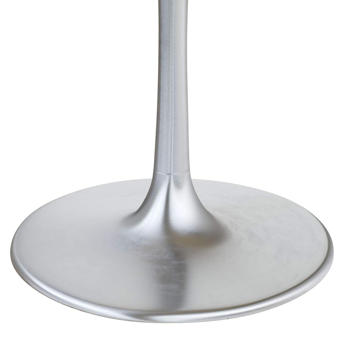 109446 Star City Dining Table Gray & Silver