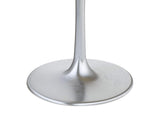 109446 Star City Dining Table Gray & Silver