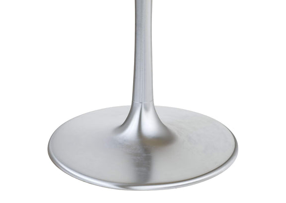 109446 Star City Dining Table Gray & Silver