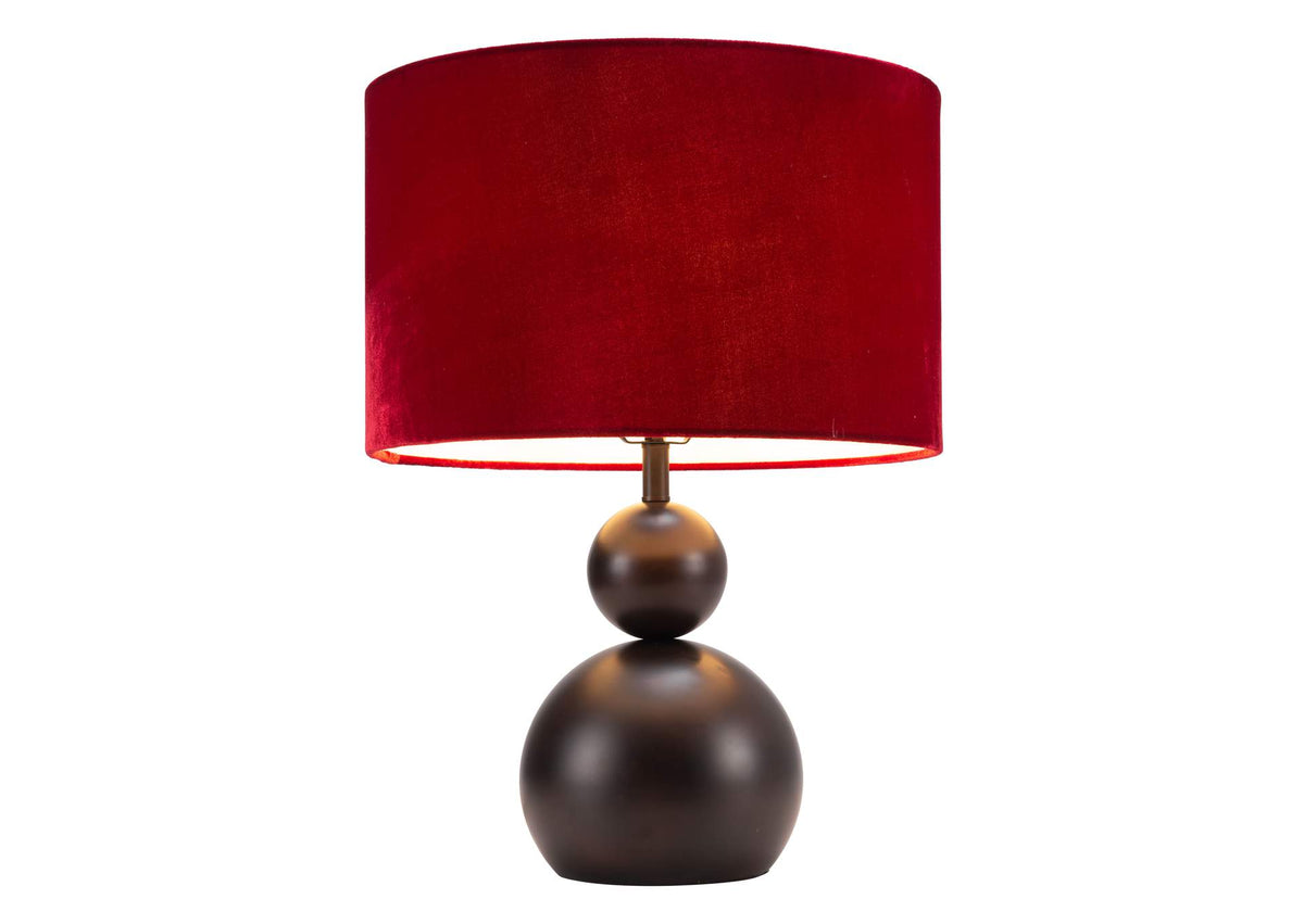 56154 Shobu Table Lamp Red