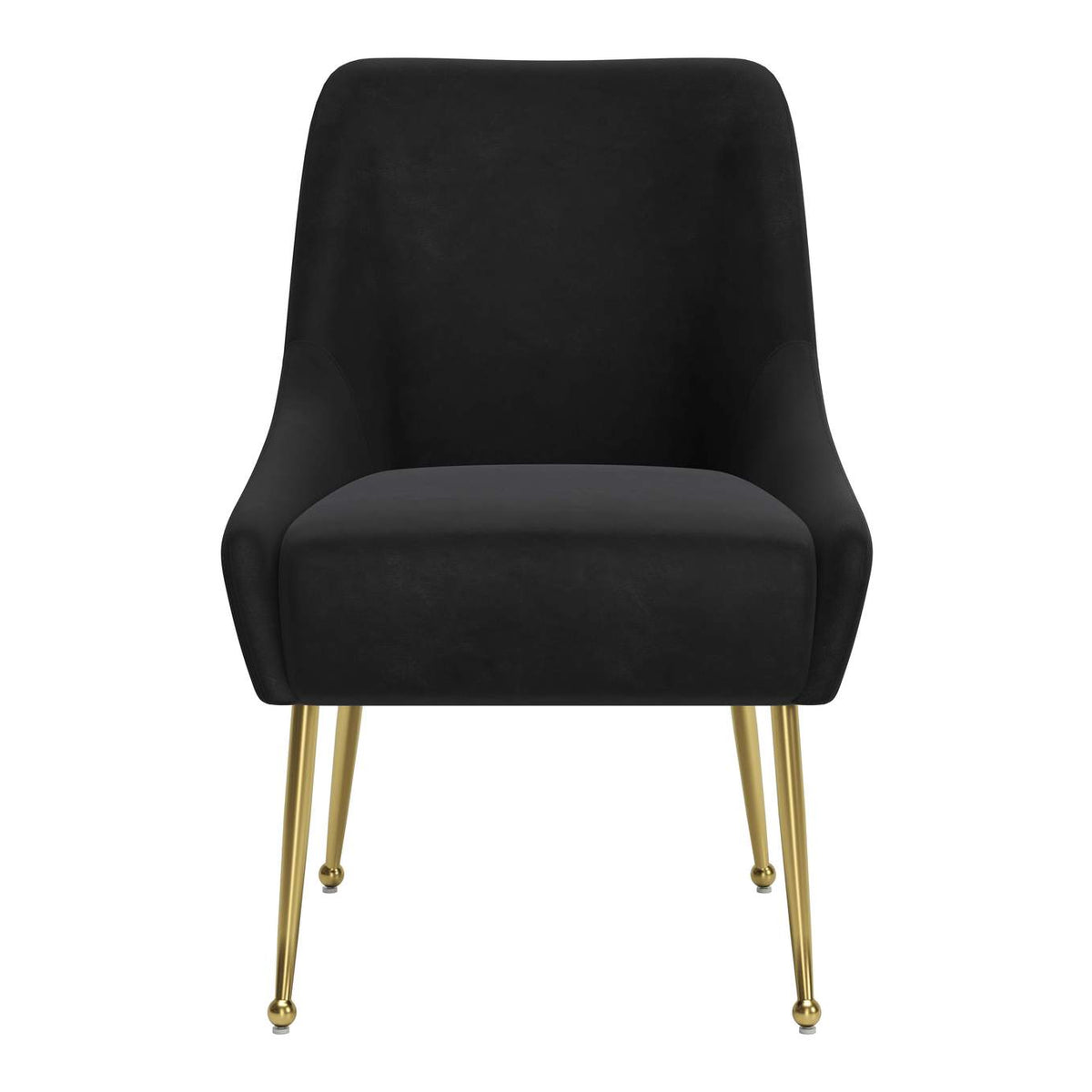 109717 Maxine Dining Chair Black & Gold