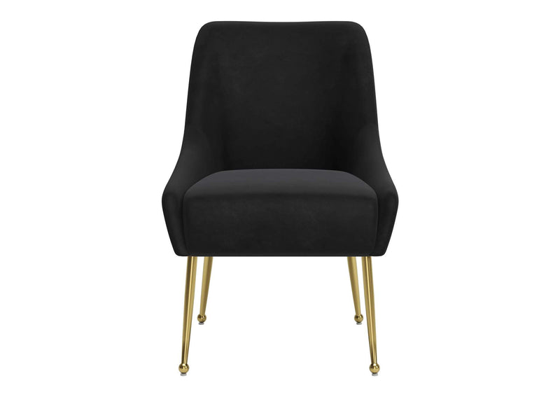 109717 Maxine Dining Chair Black & Gold