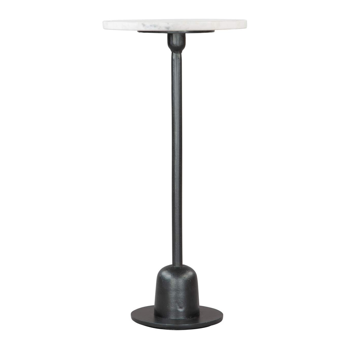 109458 Woozy Side Table White & Black