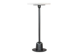 109458 Woozy Side Table White & Black