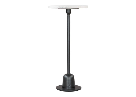 109458 Woozy Side Table White & Black