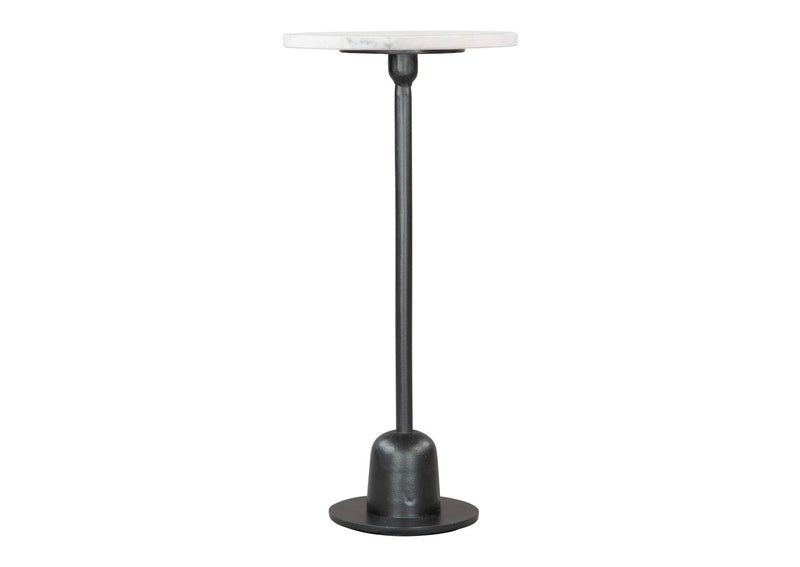 109458 Woozy Side Table White & Black