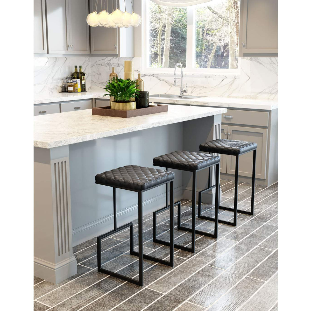 101458 Element Barstool Gray