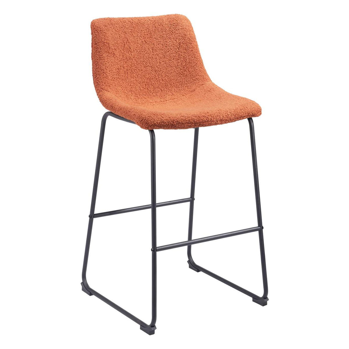 109682 Smart Barstool (Set Of 2) Burnt Orange
