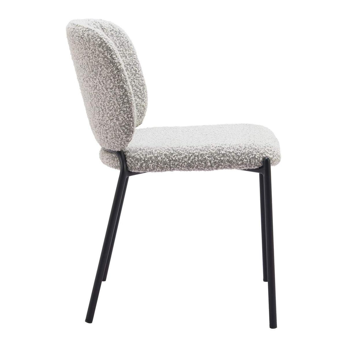 110348 Plat Dining Chair (Set Of 2) Gray