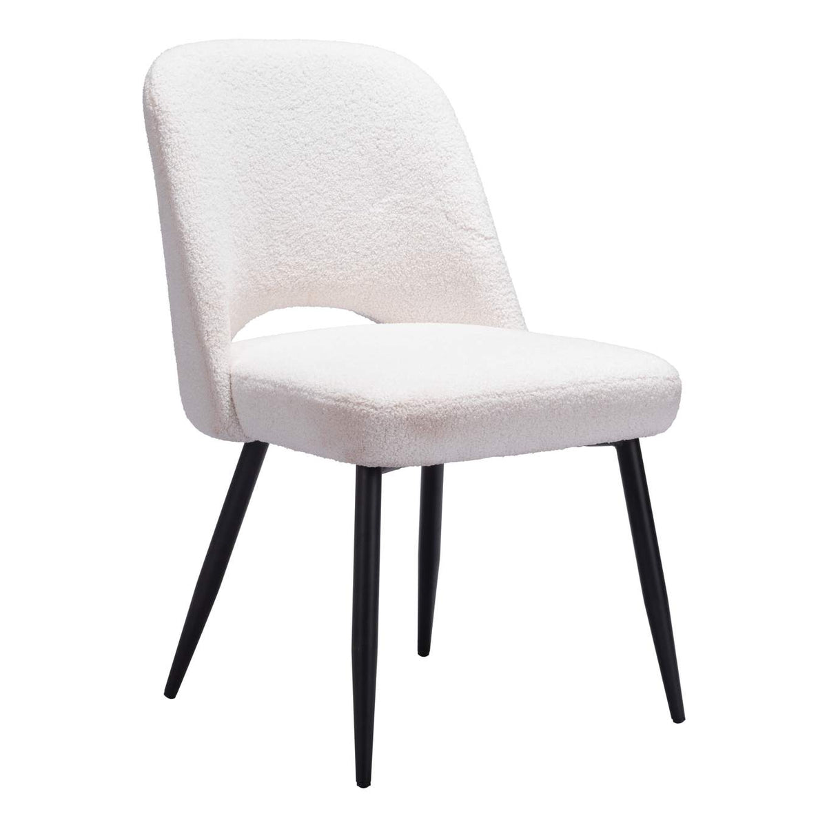 109325 Teddy Dining Chair (Set Of 2) Ivory