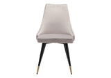 101089 Piccolo Dining Chair (Set Of 2) Gray