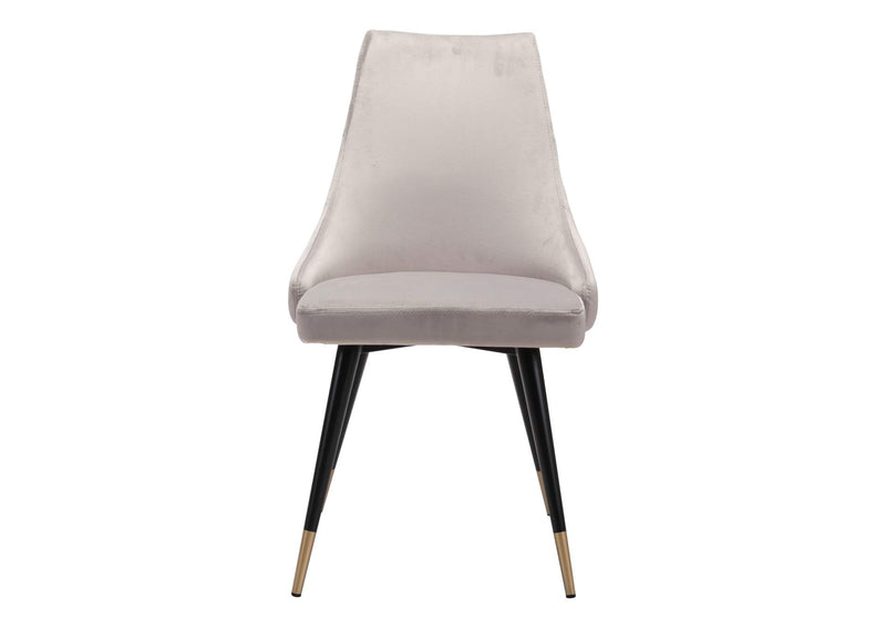 101089 Piccolo Dining Chair (Set Of 2) Gray