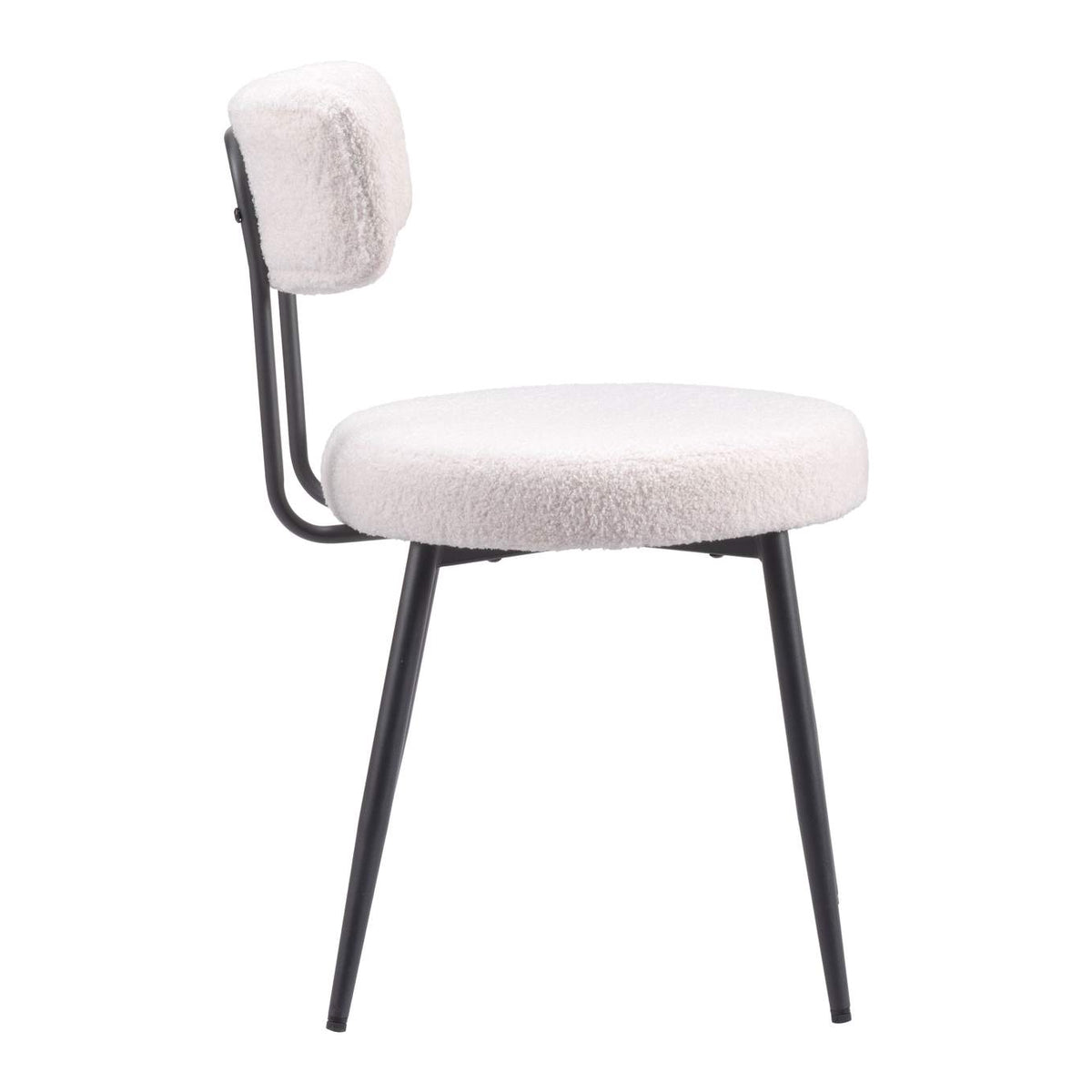 109738 Blanca Dining Chair (Set Of 2) Ivory