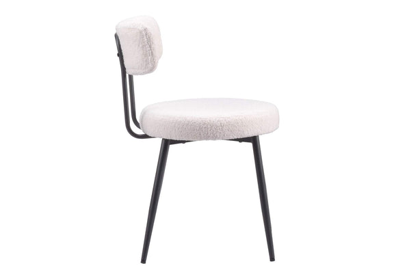 109738 Blanca Dining Chair (Set Of 2) Ivory