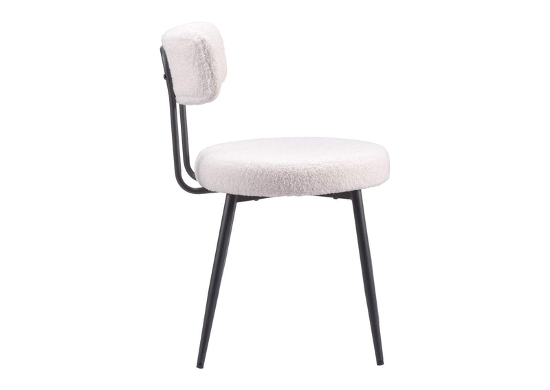 109738 Blanca Dining Chair (Set Of 2) Ivory