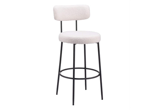 109740 Blanca Barstool (Set Of 2) Ivory