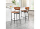 110260 Charon Barstool (Set Of 2) Vintage Brown
