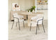 109663 Marcel Dining Chair (Set Of 2) Cream
