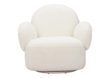 110280 Pilka Swivel Chair White