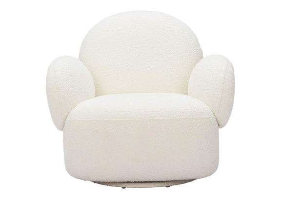 110280 Pilka Swivel Chair White