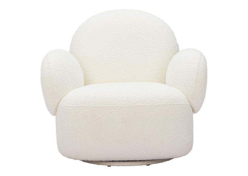 110280 Pilka Swivel Chair White