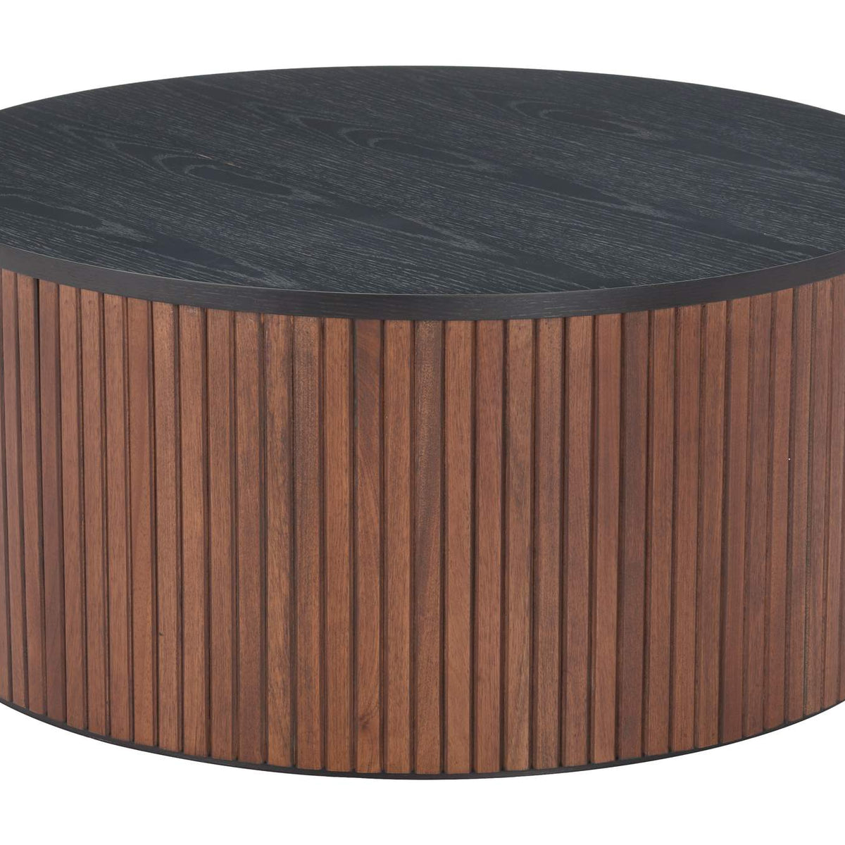 110299 Nejaus Coffee Table Black & Walnut