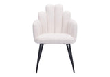 109657 Noosa Dining Chair (Set Of 2) Ivory