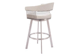 110046 Bantry Swivel Barstool White