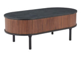 110298 Koriana Coffee Table Black & Walnut