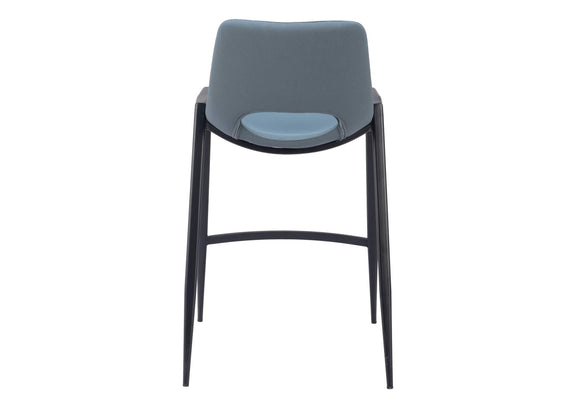 109539 Desi Counter Stool (Set Of 2) Azure Gray