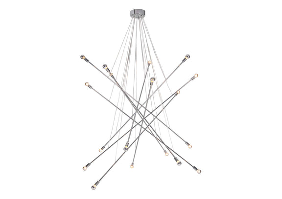 50216 Belief Ceiling Lamp Chrome