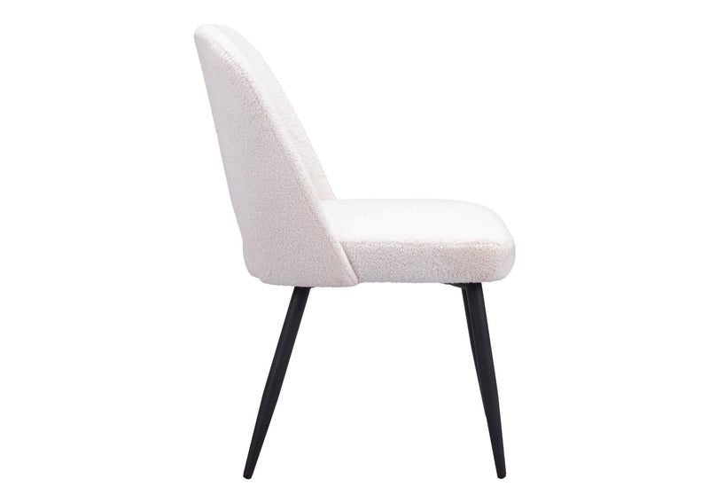 109325 Teddy Dining Chair (Set Of 2) Ivory