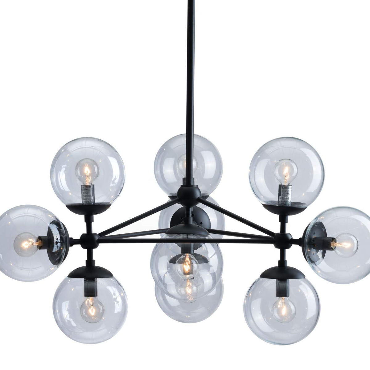 56065 Belfast Ceiling Lamp Black