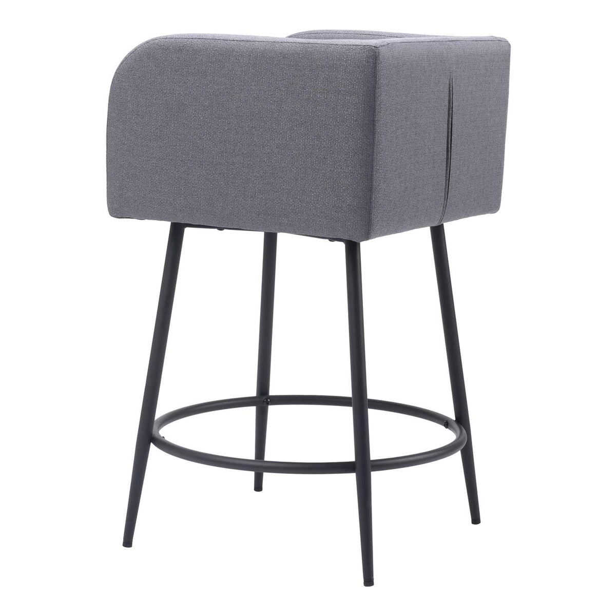 110065 Horbat Counter Stool (Set Of 2) Gray